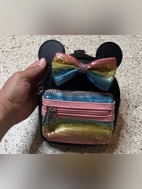 Sequin loungefly wristlet
